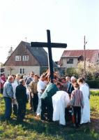 Postawienie krzyża